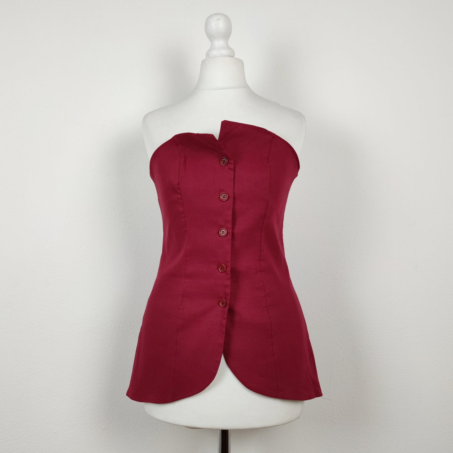 Top bustier Romeo Gigli bordeaux