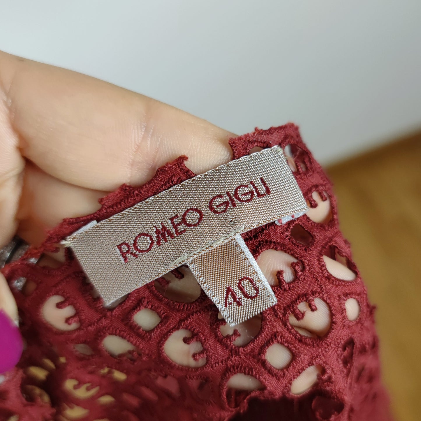 Camicia Romeo Gigli traforata