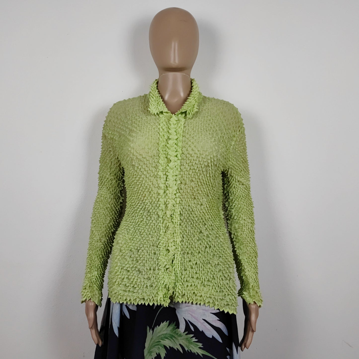 Camicia verde Issey Miyake