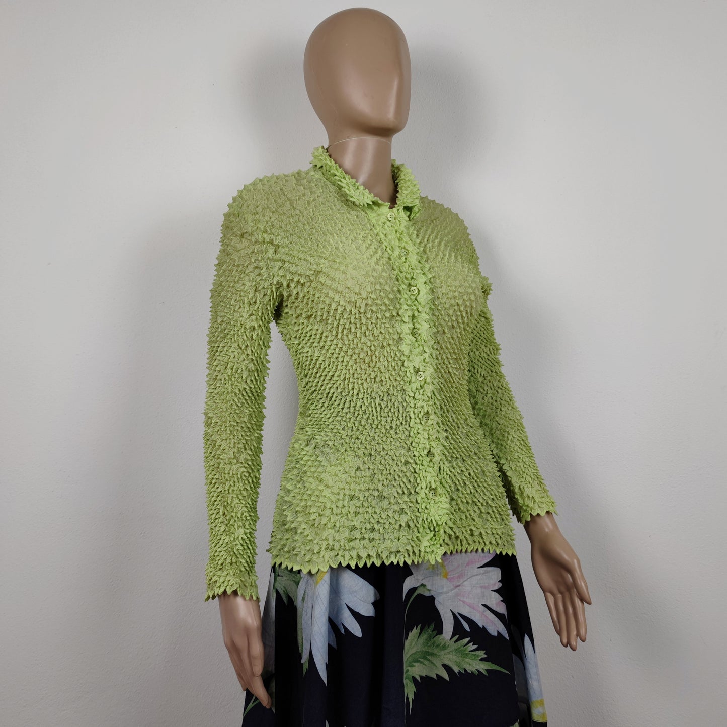 Camicia verde Issey Miyake