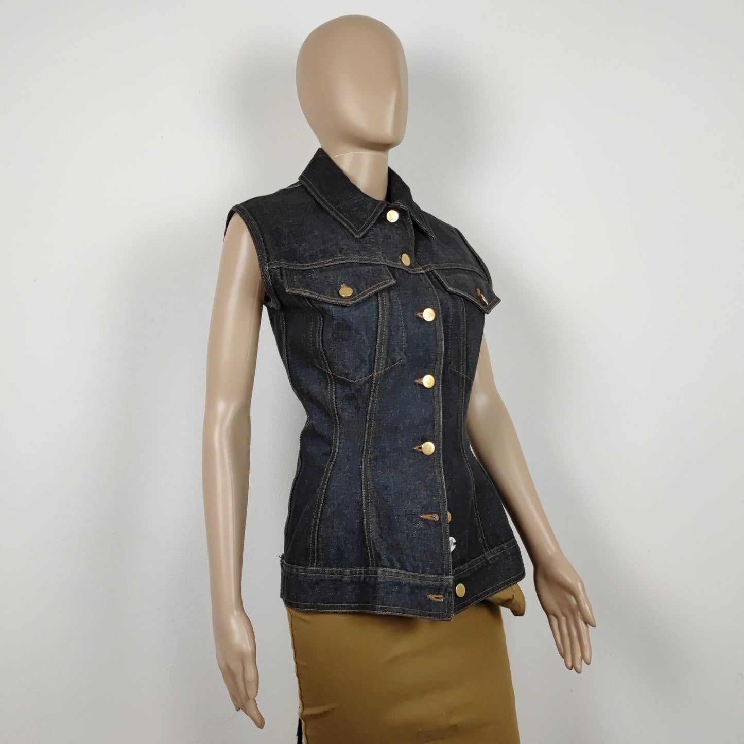 Gilet in jeans Gaultier junior