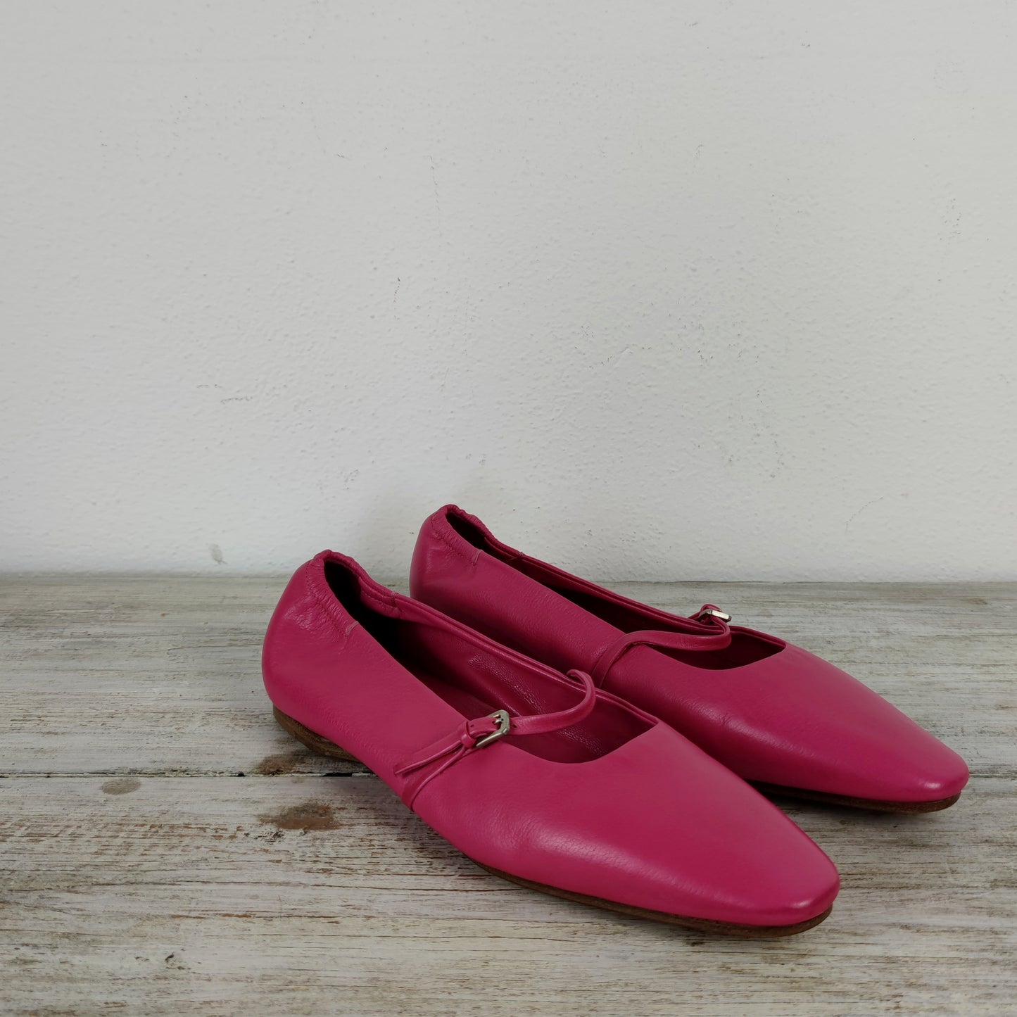 Ballerine Jil Sander in pelle rosa