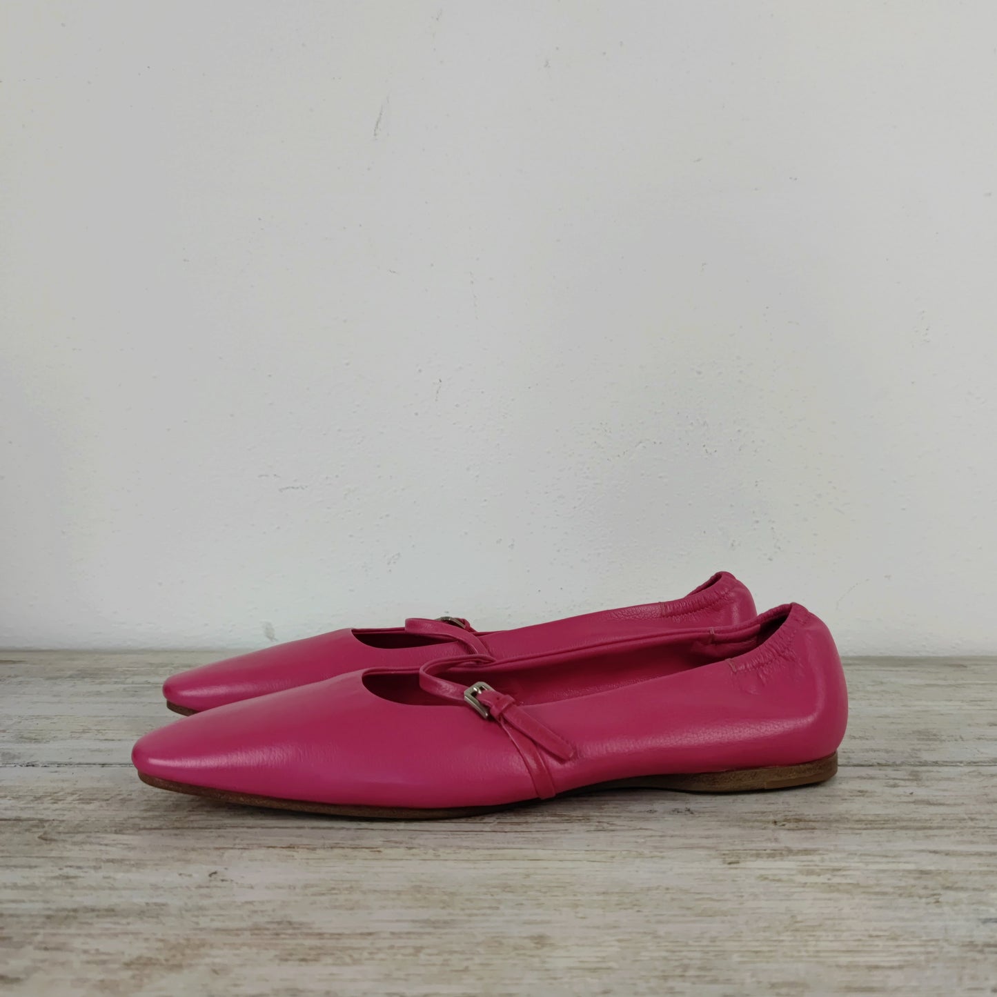 Ballerine Jil Sander in pelle rosa