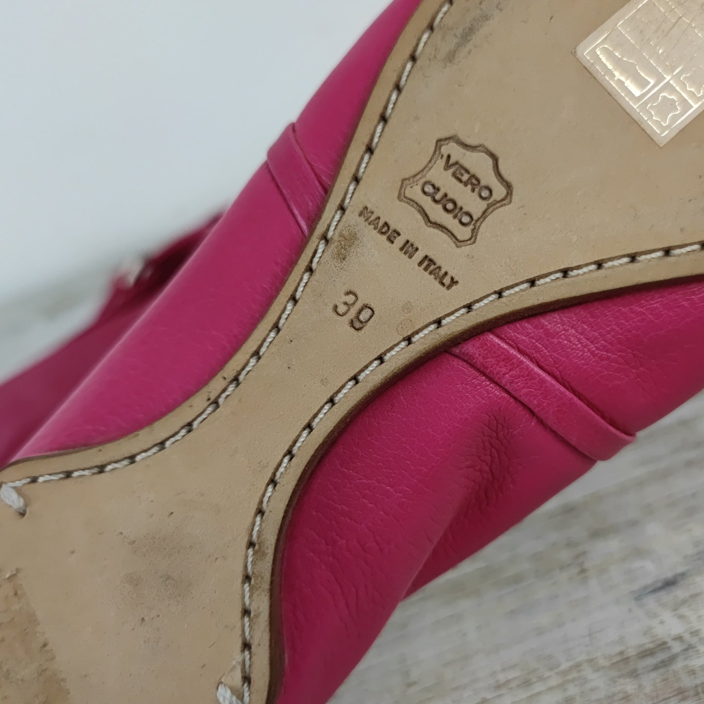 Ballerine Jil Sander in pelle rosa