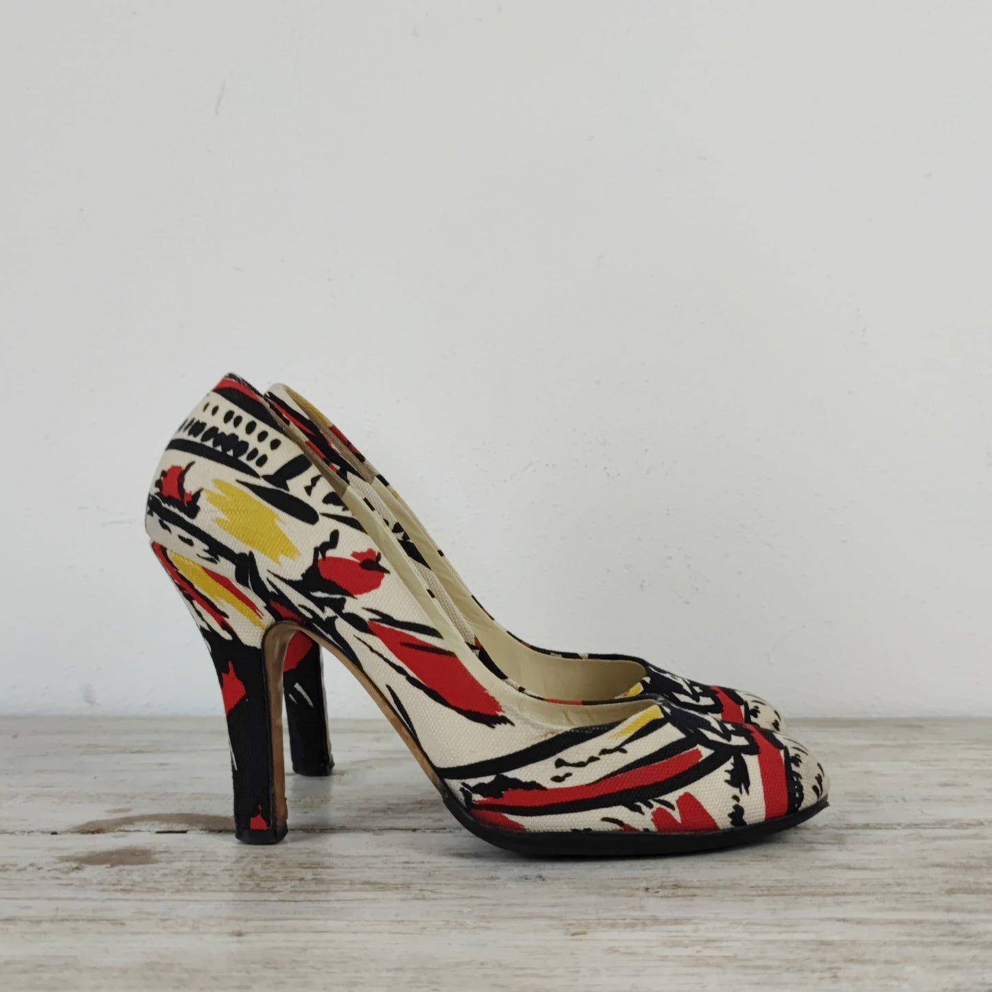 Scarpe Prada in tela multicolor