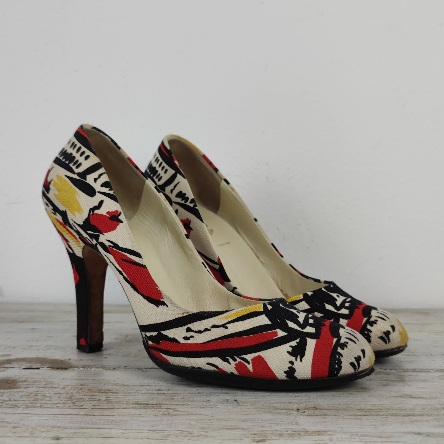 Scarpe Prada in tela multicolor