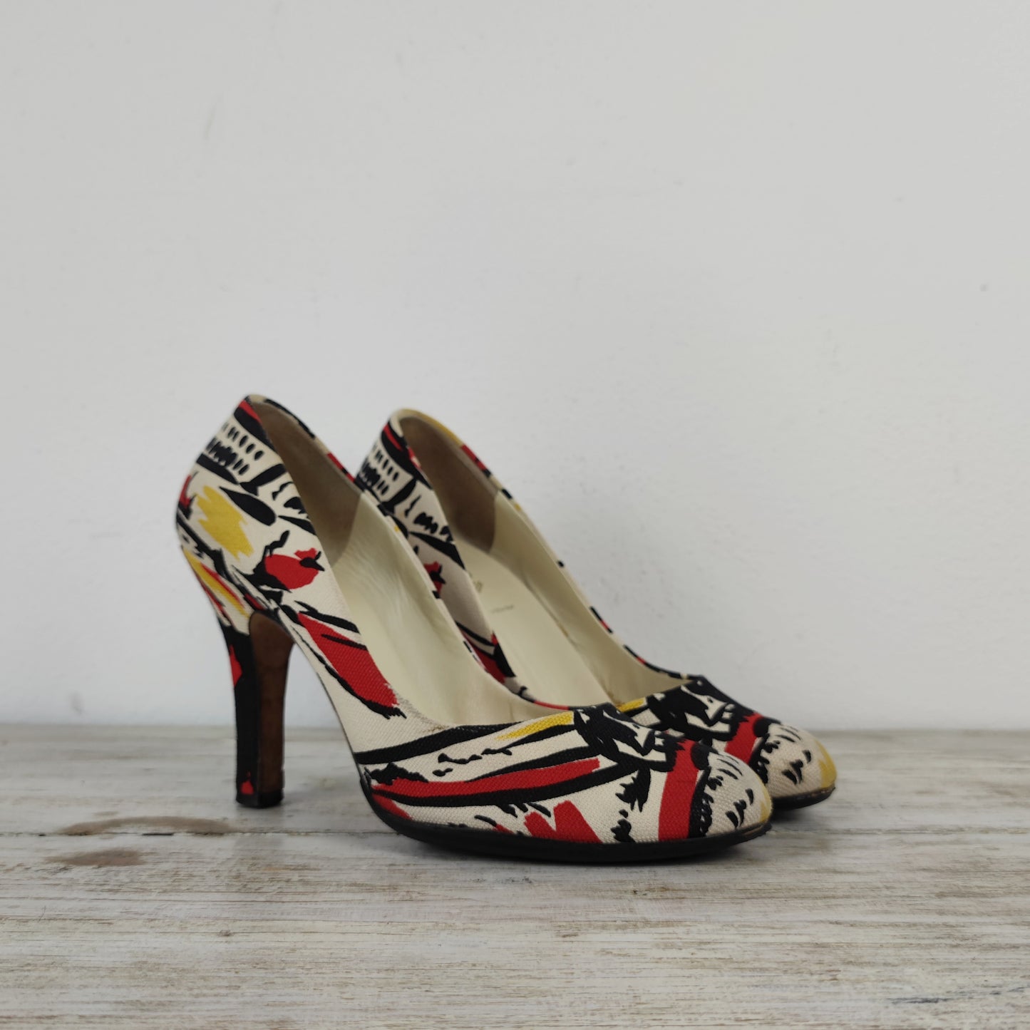 Scarpe Prada in tela multicolor