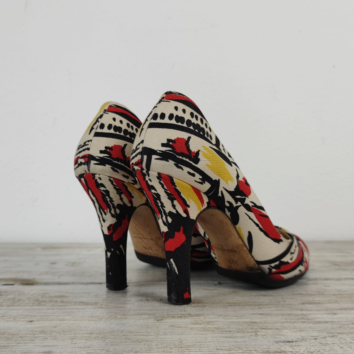 Scarpe Prada in tela multicolor