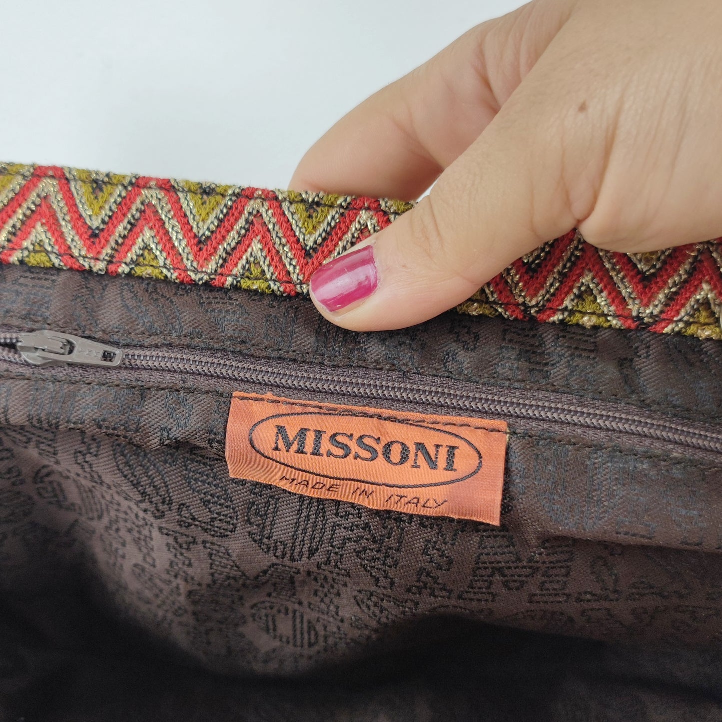 Borsetta da sera - pochette vintage Missoni