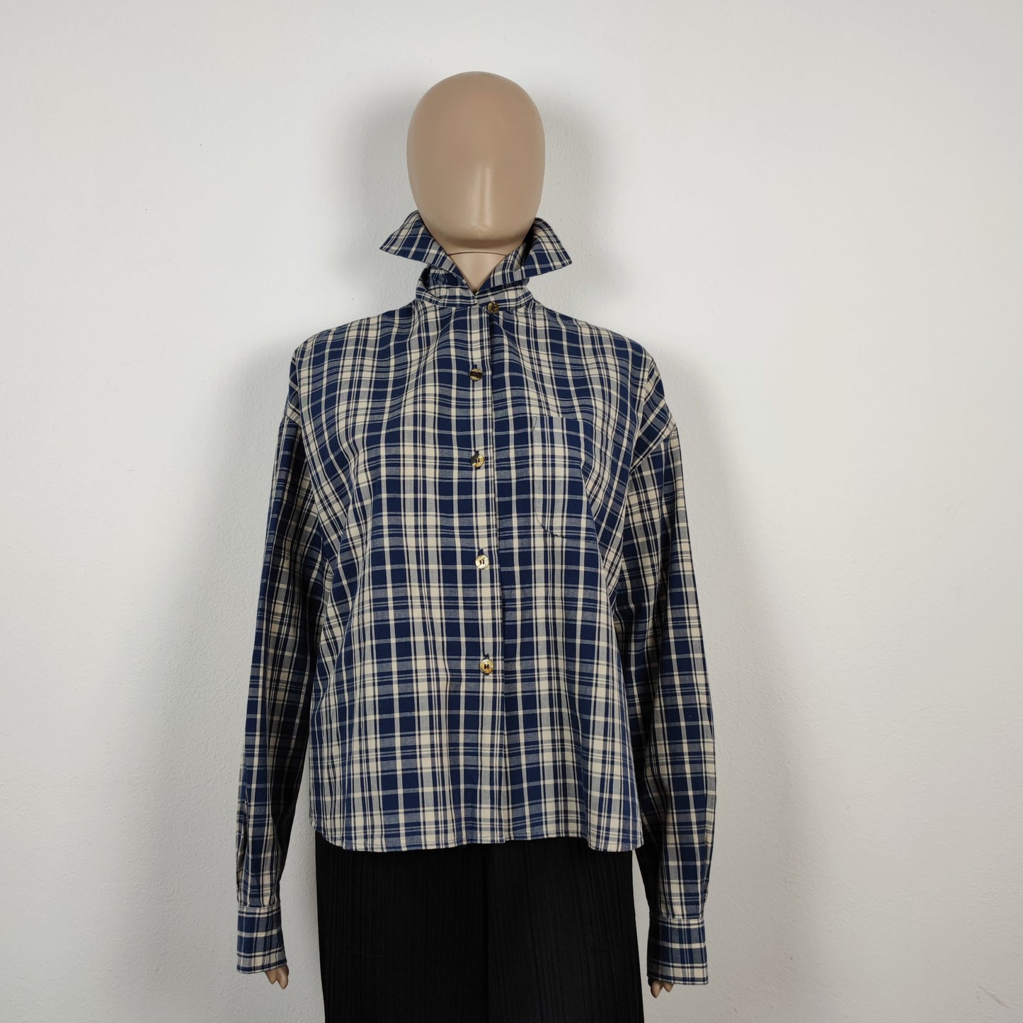 Camicia G di Romeo Gigli quadri blu