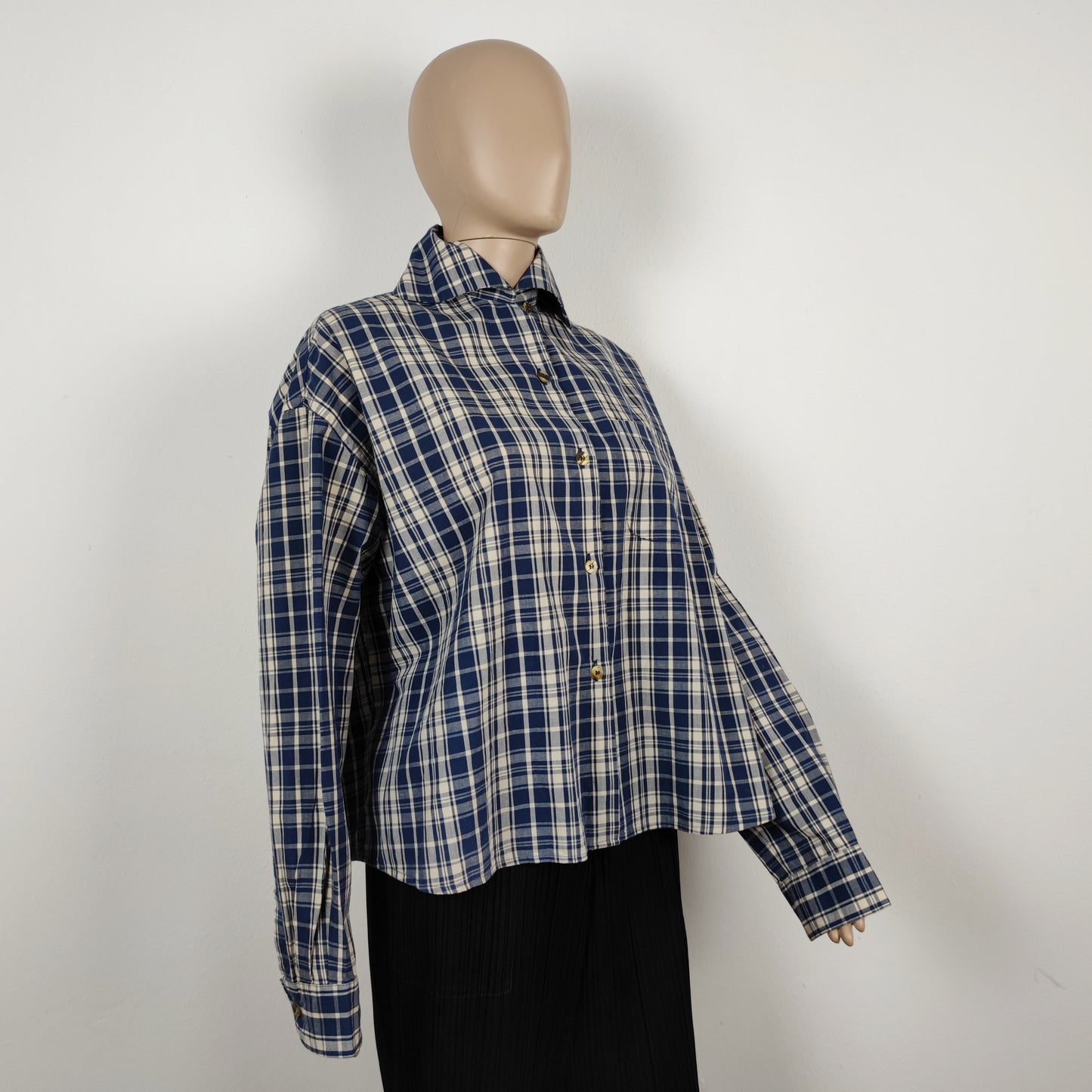 Camicia G di Romeo Gigli quadri blu