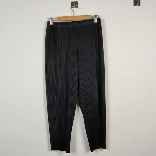 pantaloni Pleats Please neri