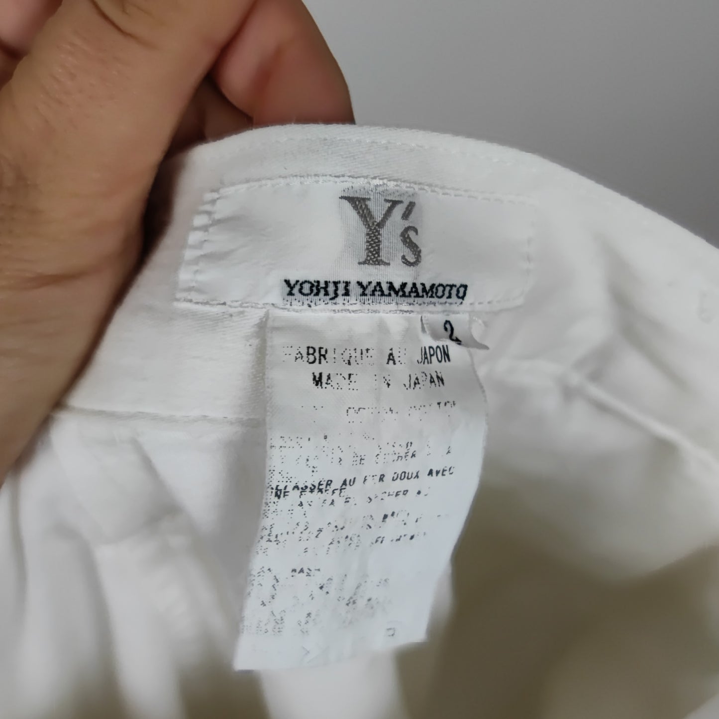 pantaloni bianchi Y'S Yohji Yamamoto