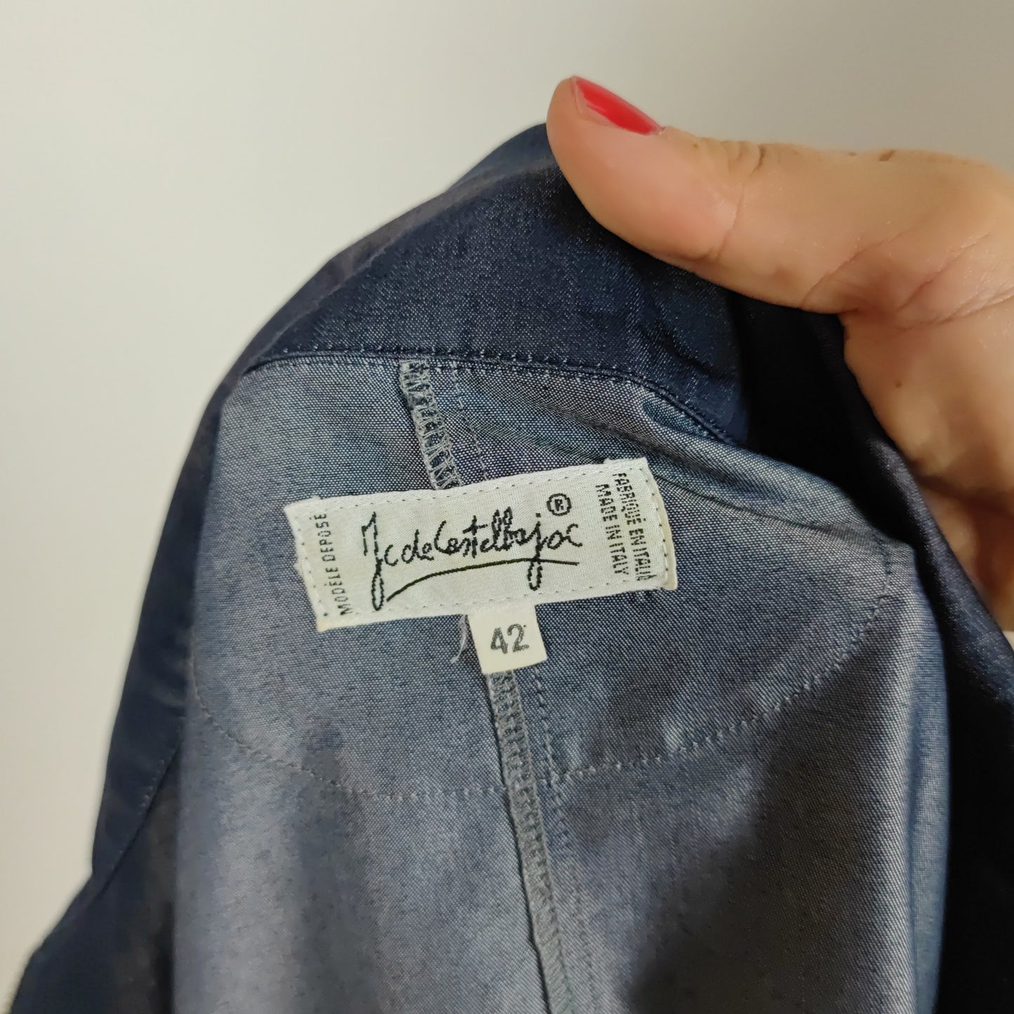 abito Castelbajac effetto denim