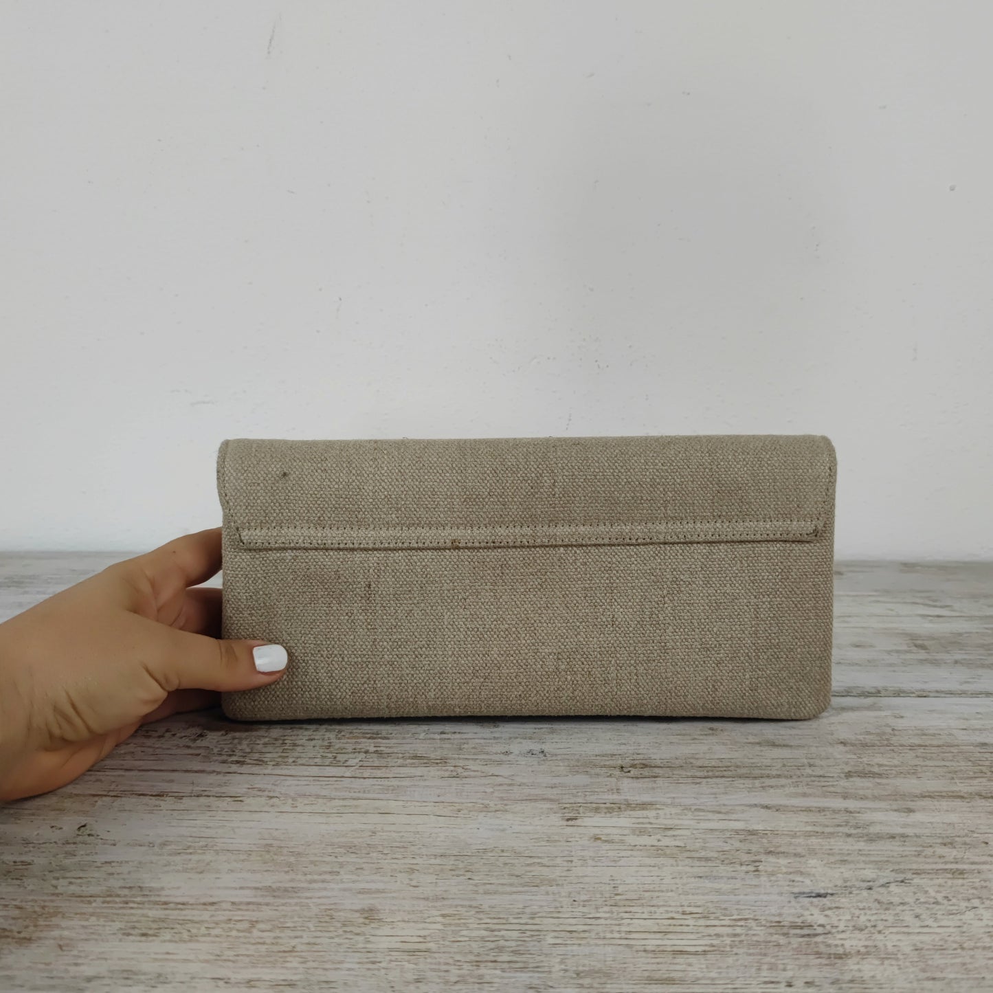 Pochette in tela con cuori