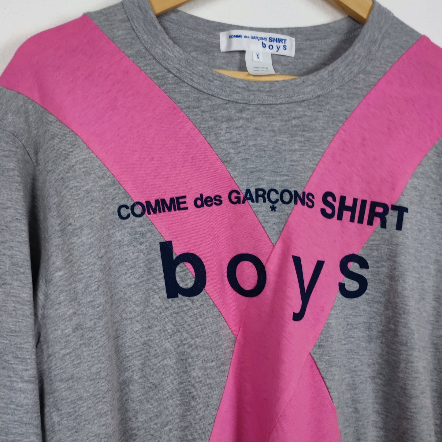 T shirt Comme des Garçons uomo manica lunga