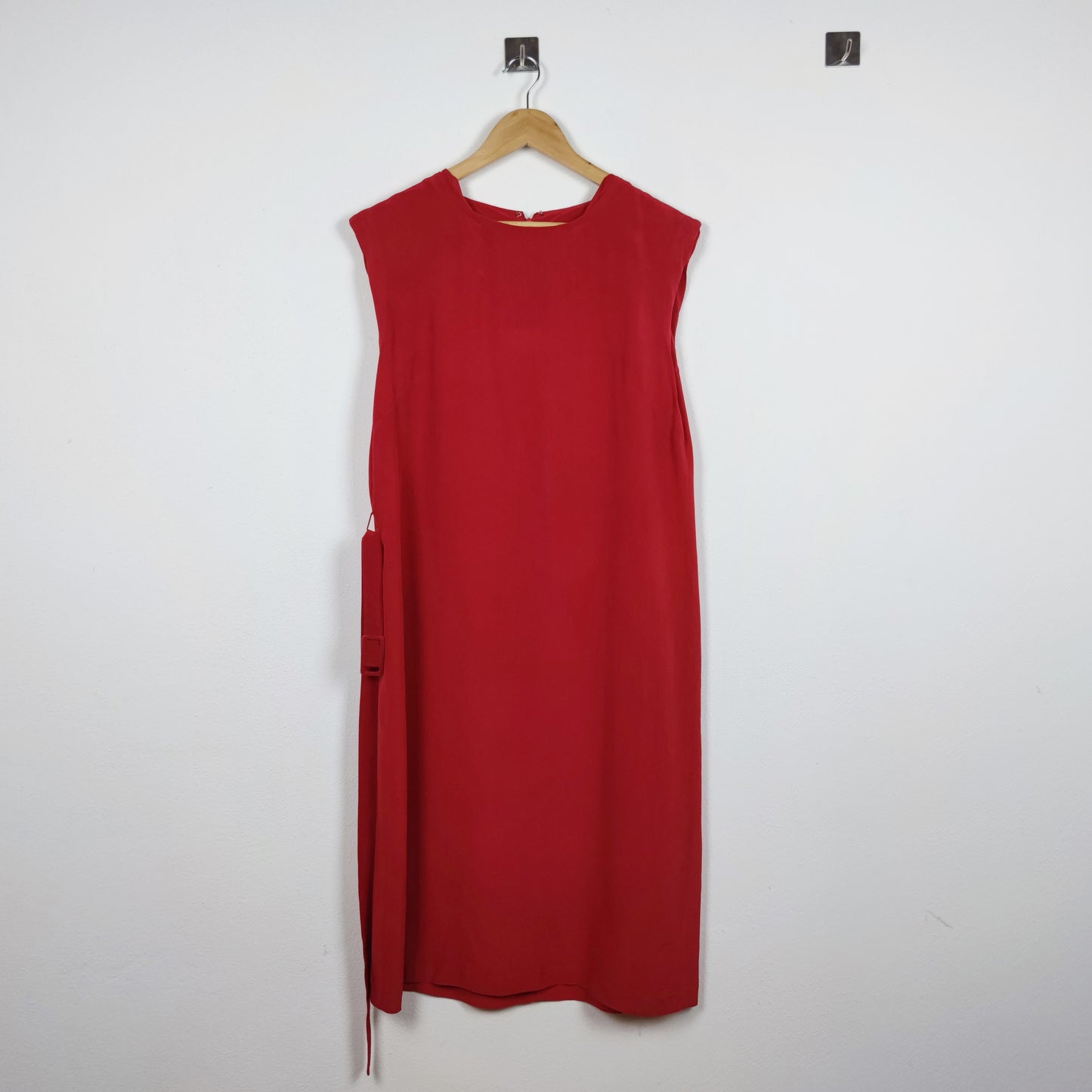 abito rosso Margiela white line