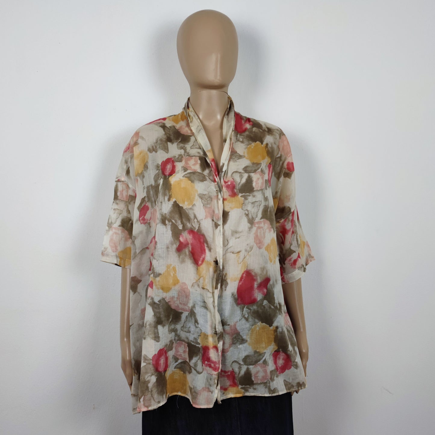 camicia a fiori Romeo Gigli estate 1988