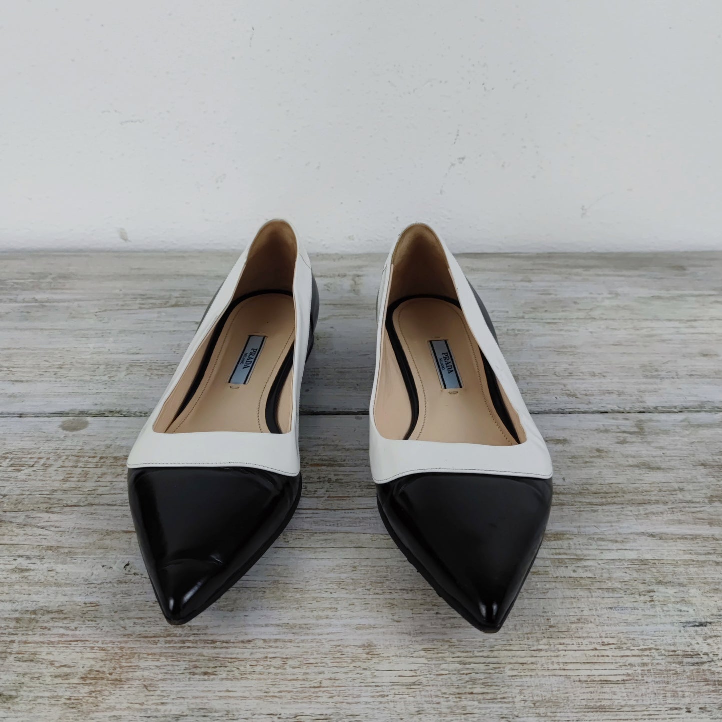 ballerine Prada black & white