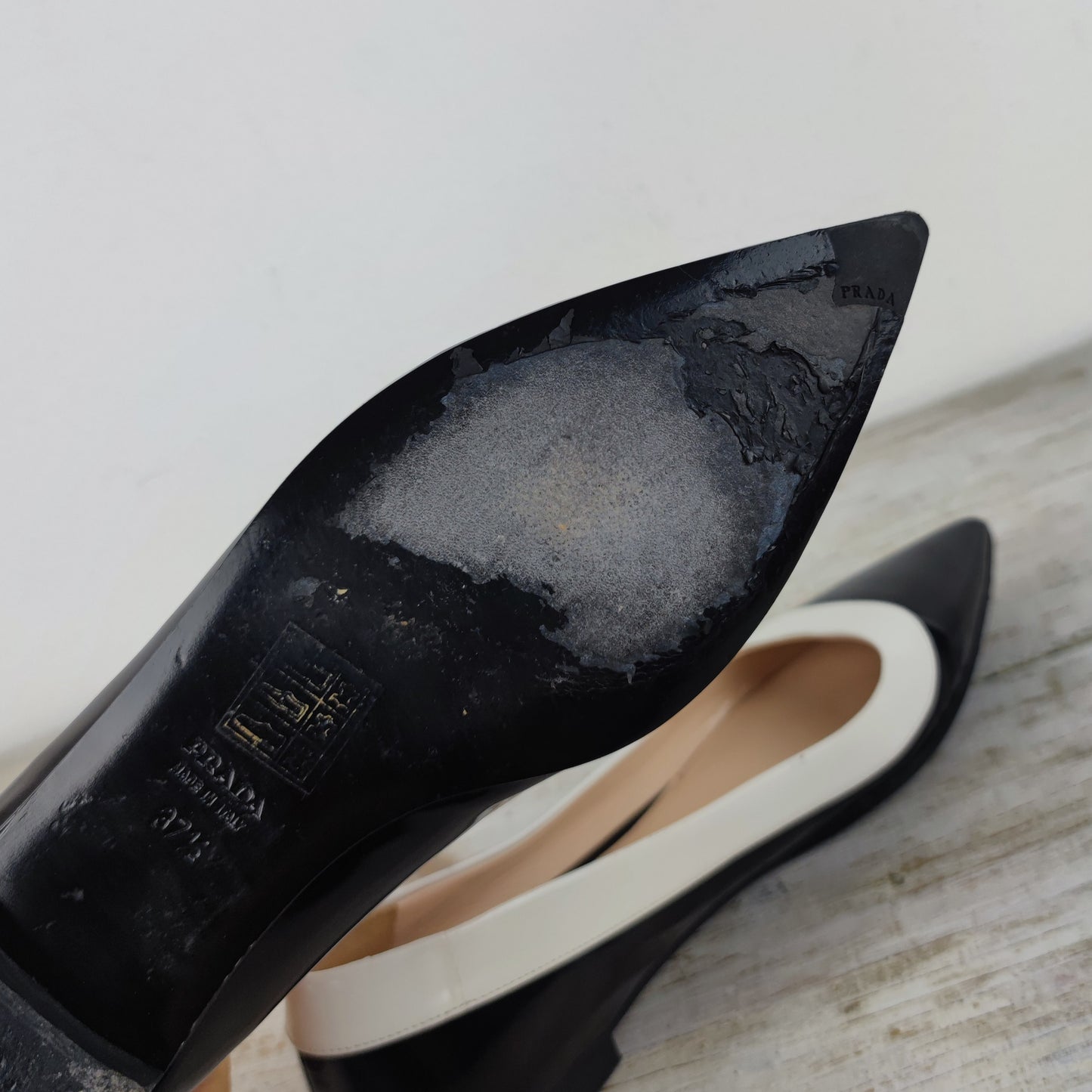 ballerine Prada black & white