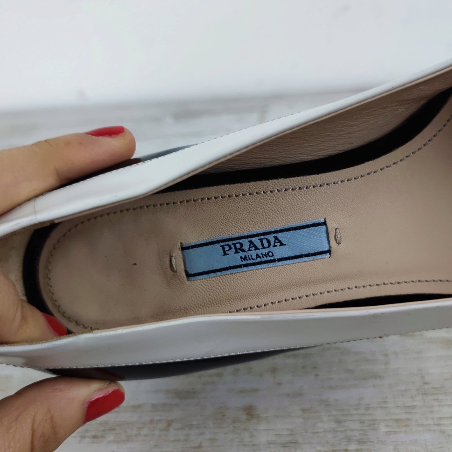 ballerine Prada black & white