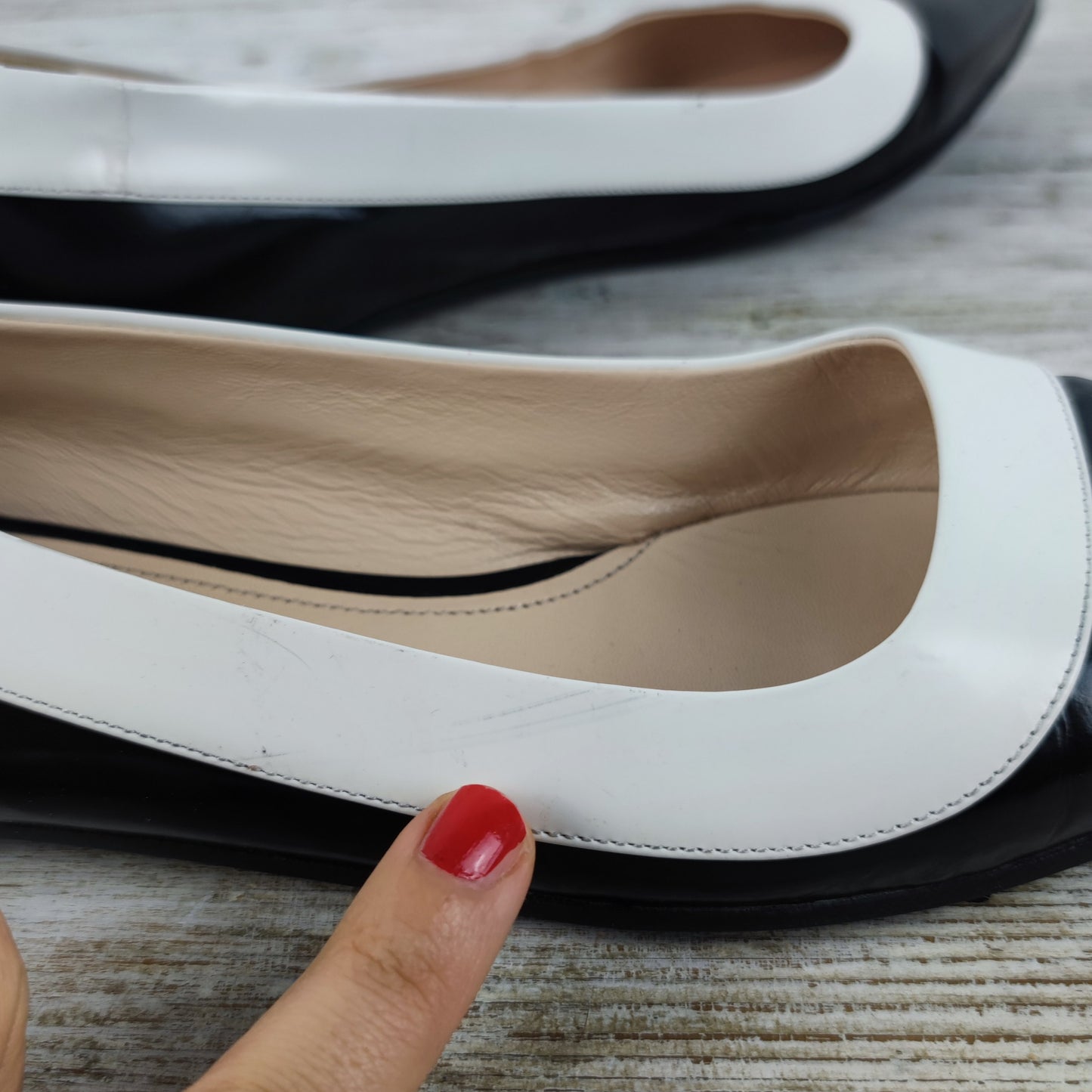 ballerine Prada black & white