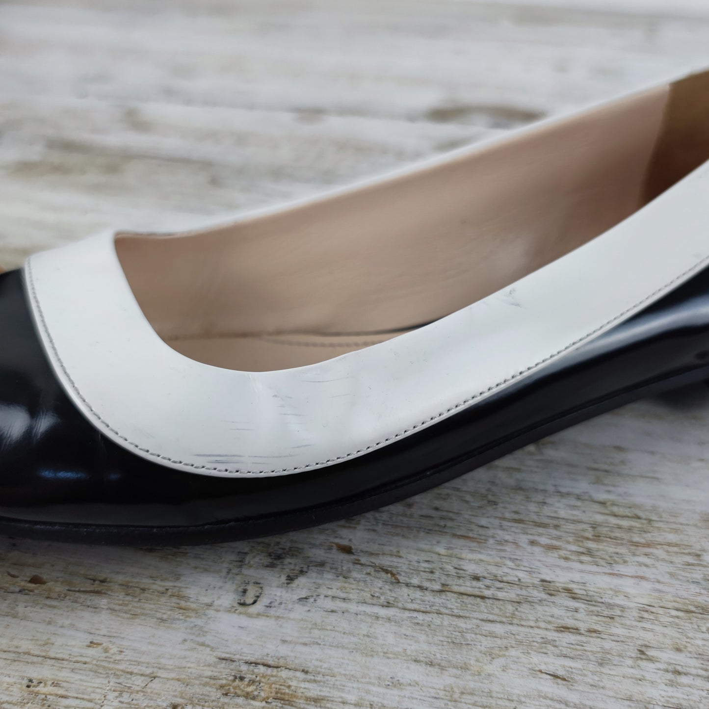 ballerine Prada black & white