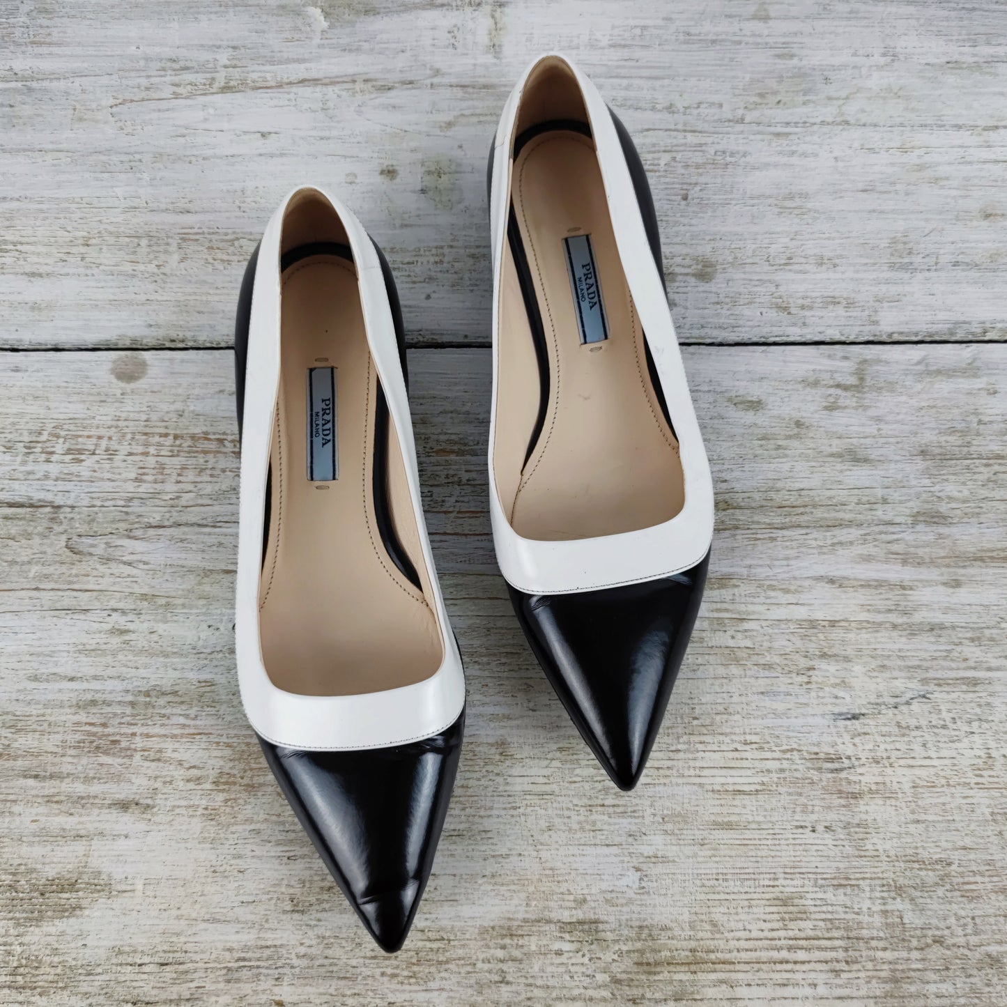 ballerine Prada black & white