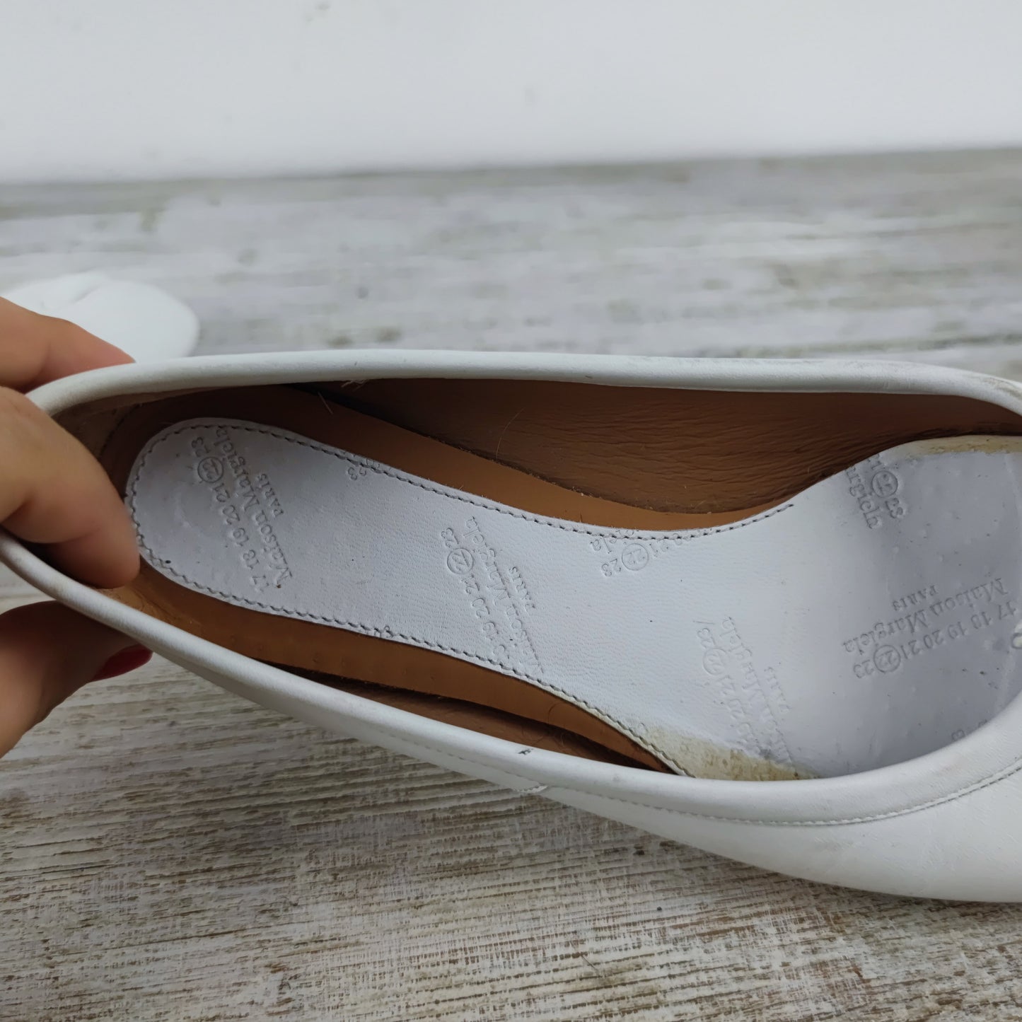 ballerine Tabi Margiela bianche nr 35