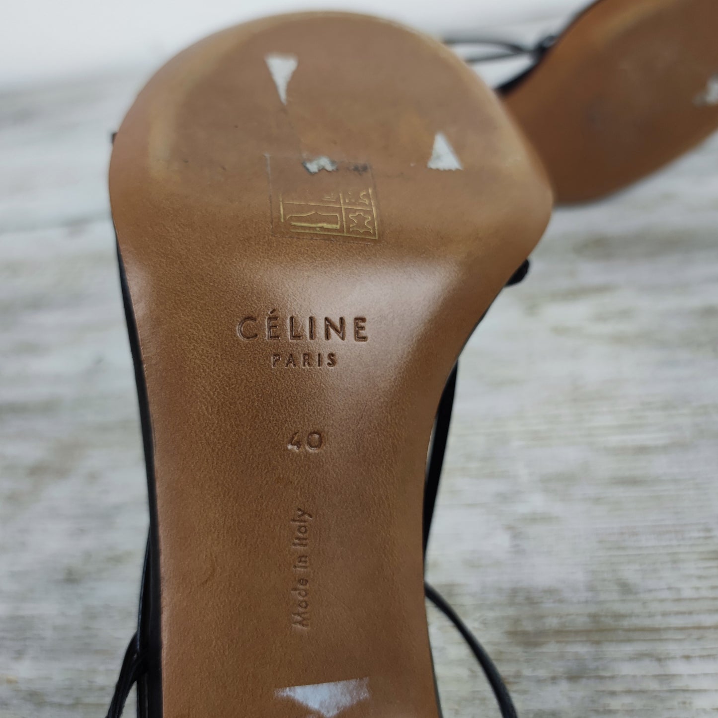 Celine  cage nude sandals