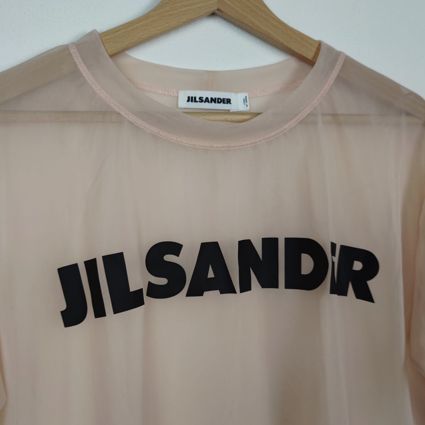 t shirt velata Jil Sander