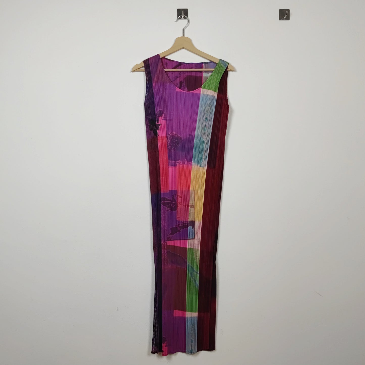 abito multicolor Pleats Please di Issey Miyake