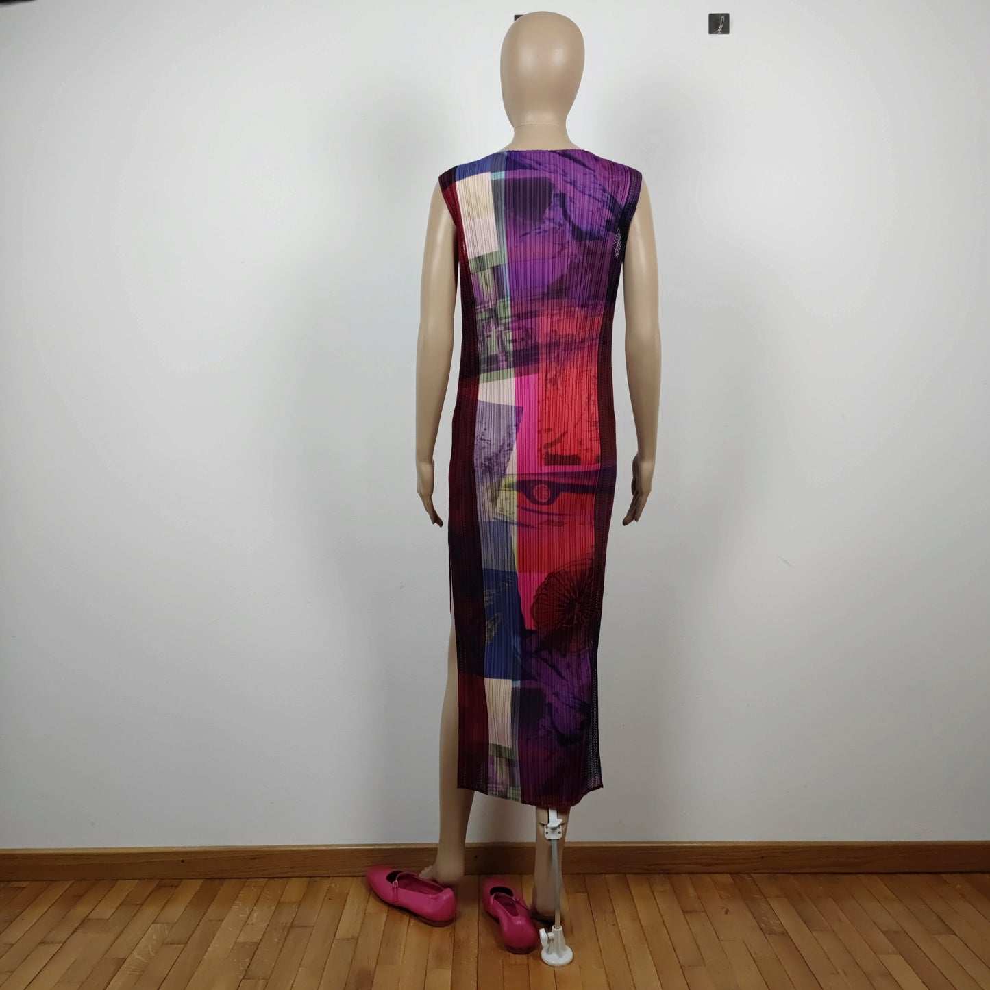 abito multicolor Pleats Please di Issey Miyake