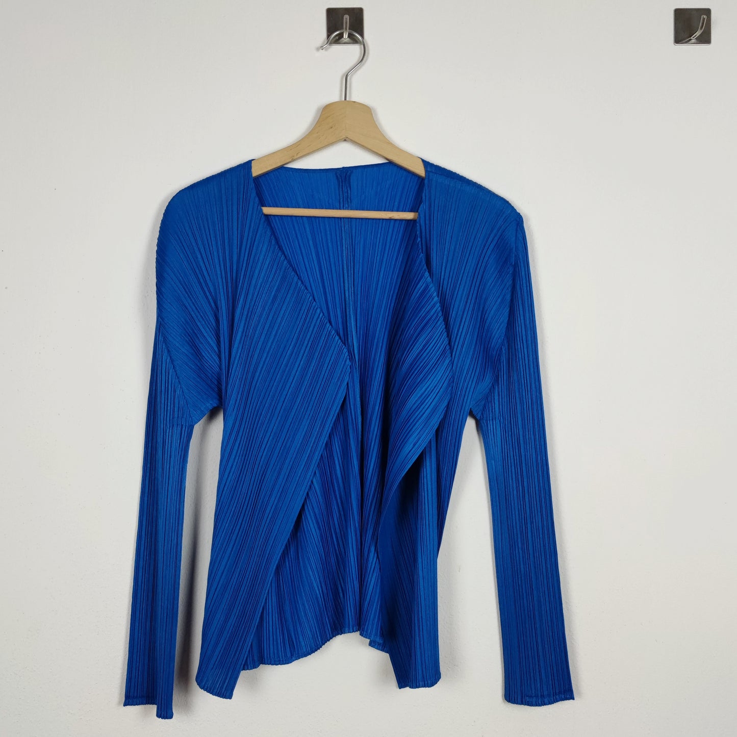 Giacca Issey Miyake pleats please blu elettrico