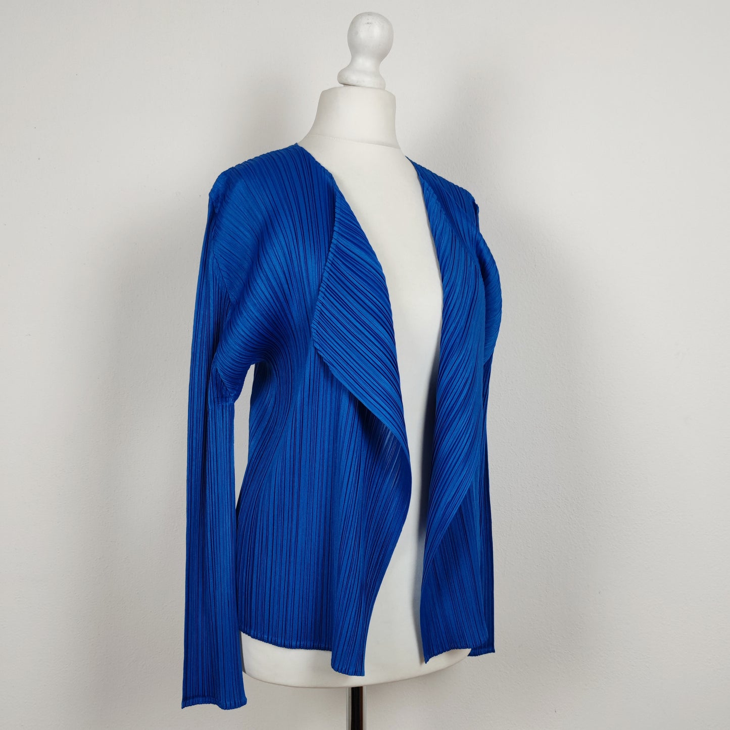 Giacca Issey Miyake pleats please blu elettrico