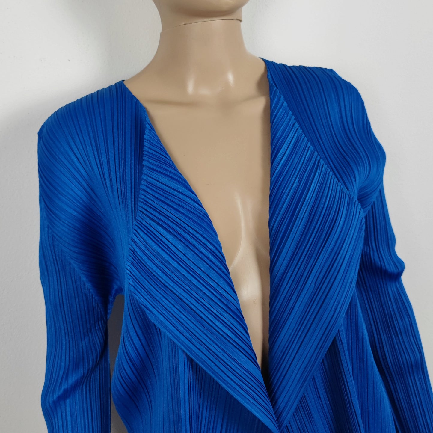 Giacca Issey Miyake pleats please blu elettrico