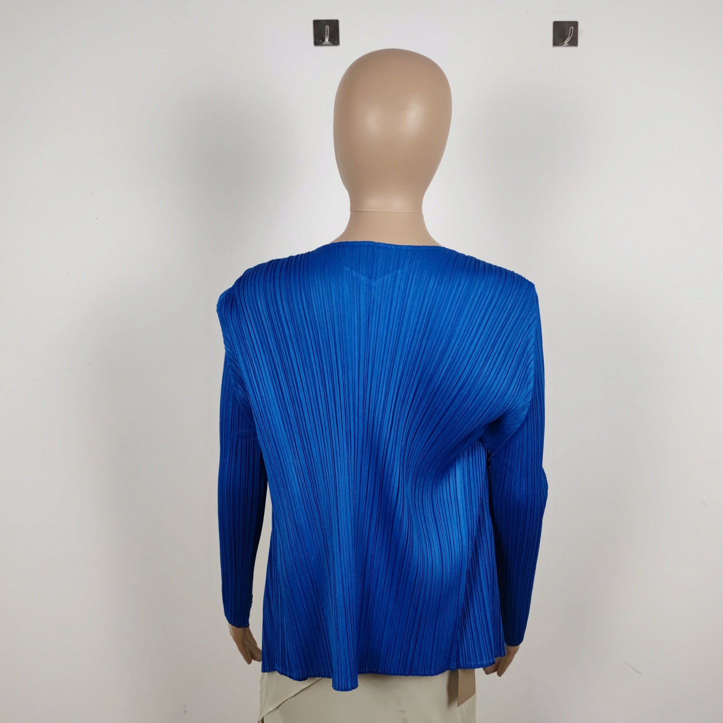 Giacca Issey Miyake pleats please blu elettrico