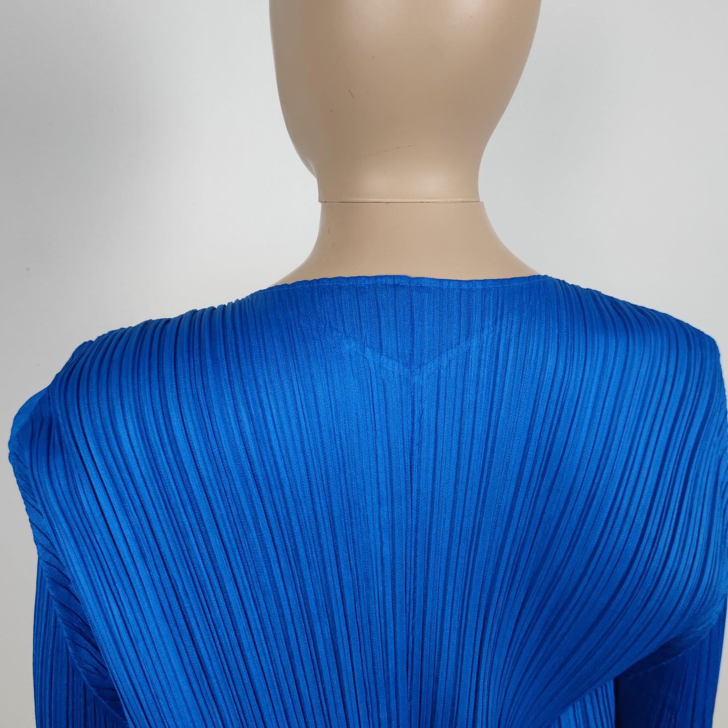 Giacca Issey Miyake pleats please blu elettrico