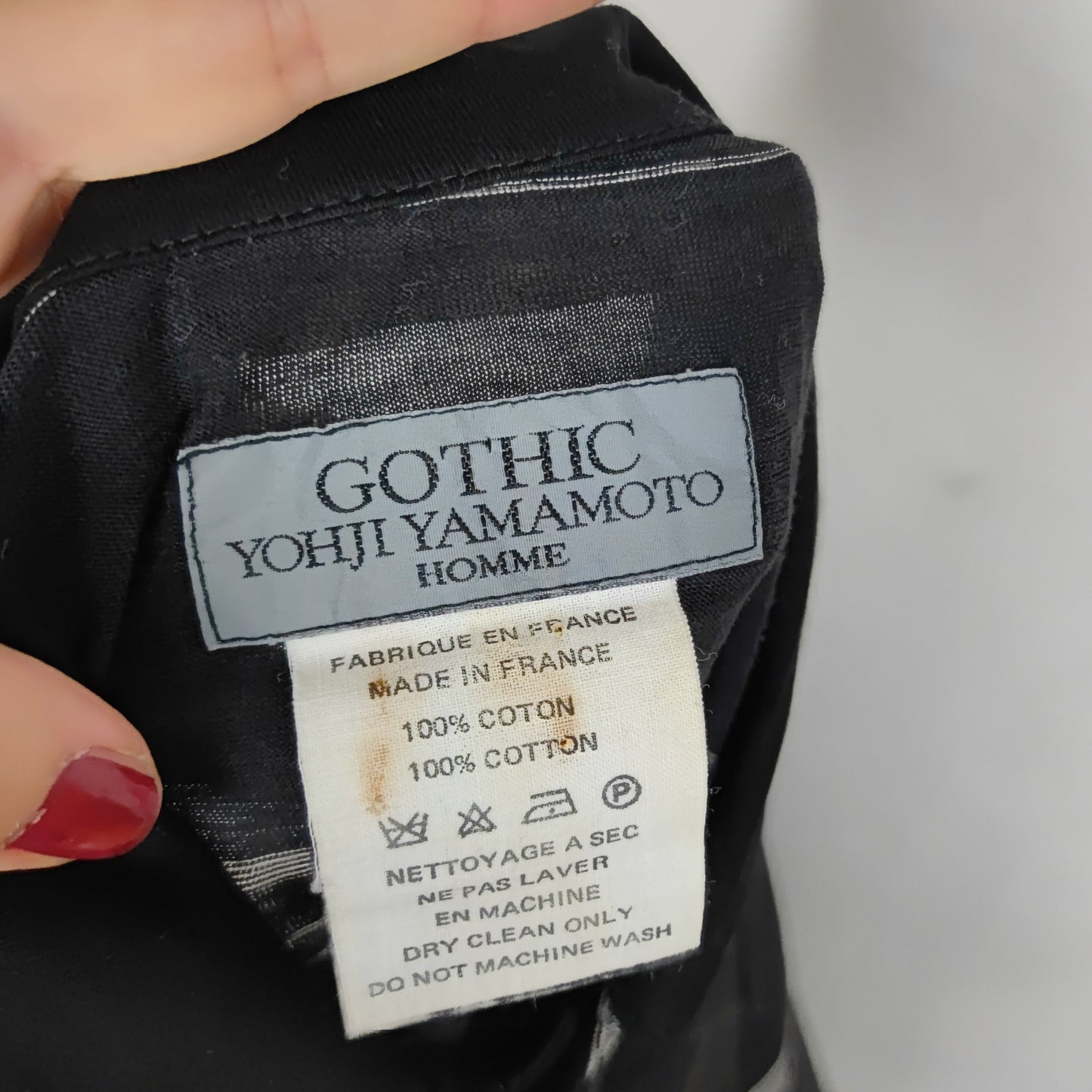 Polo uomo Gothic Yohji Yamamoto