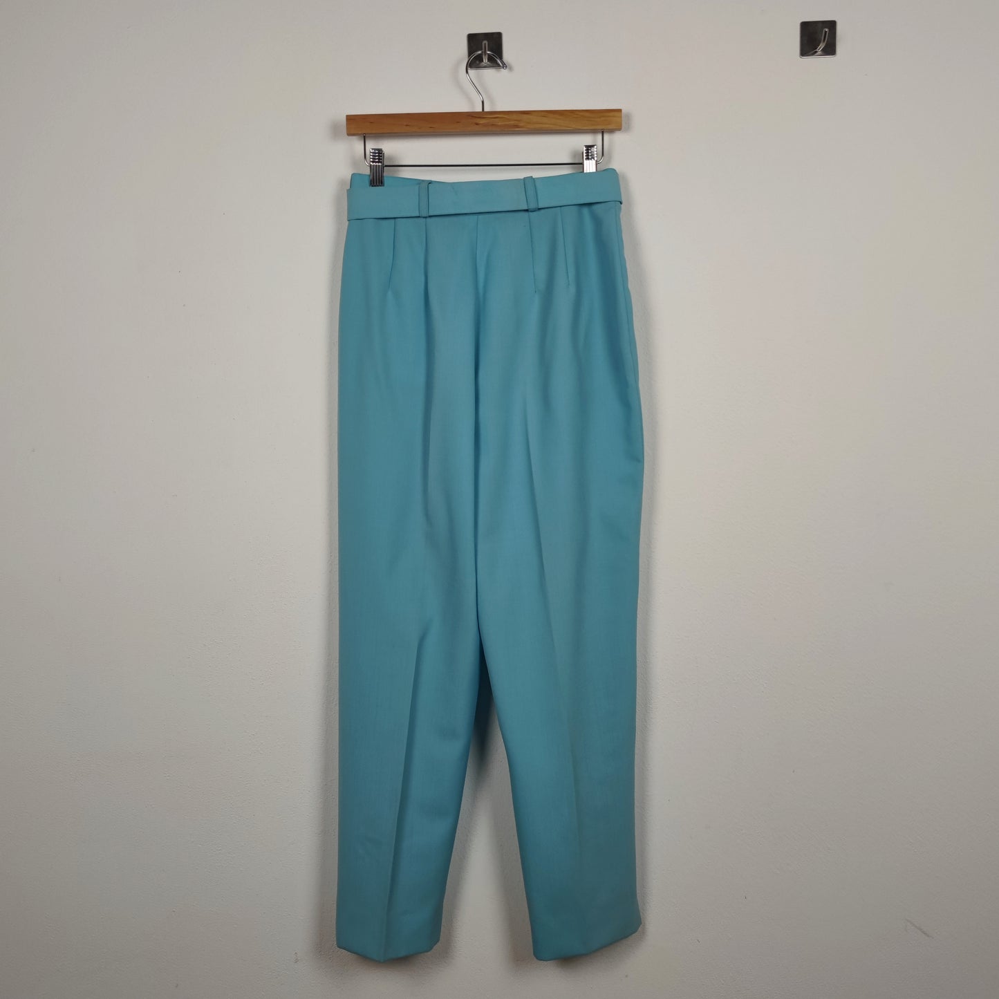 Pantaloni a vita alta azzurri