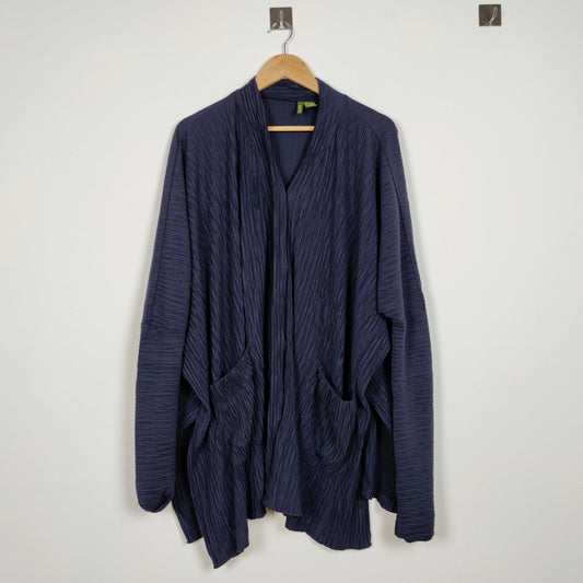 maxi Cardigan Plissé Romeo Gigli