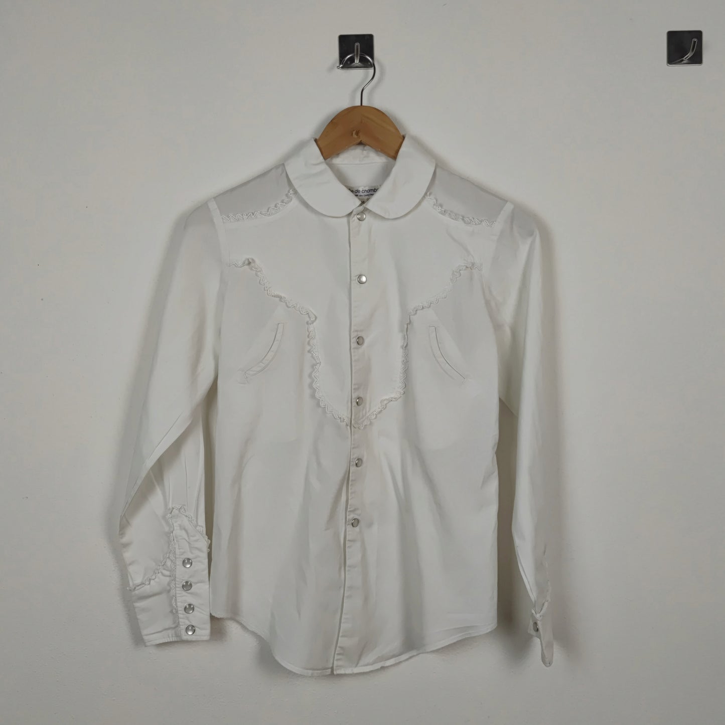 Camicia bianca Comme des Garçons Robe de chambre