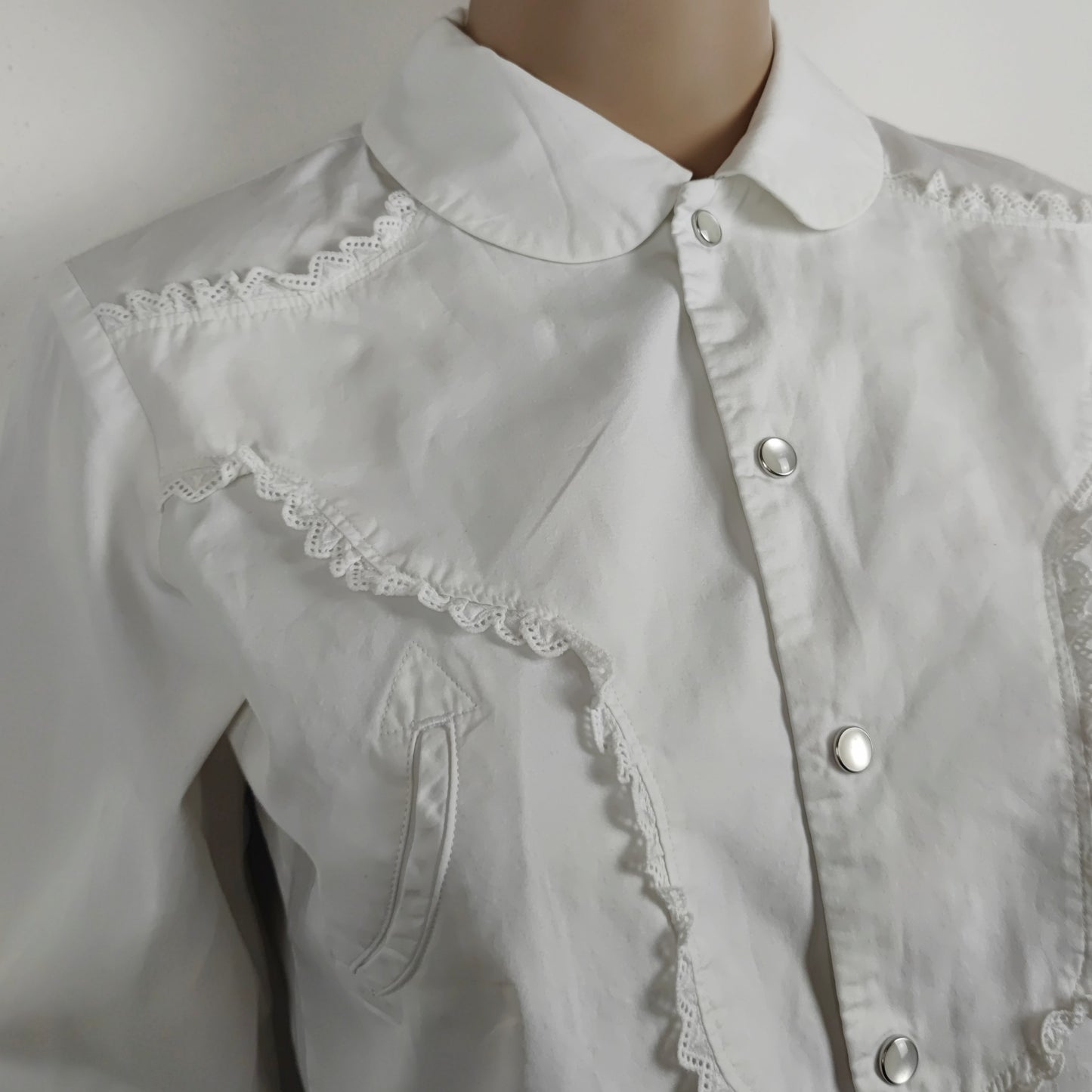 Camicia bianca Comme des Garçons Robe de chambre