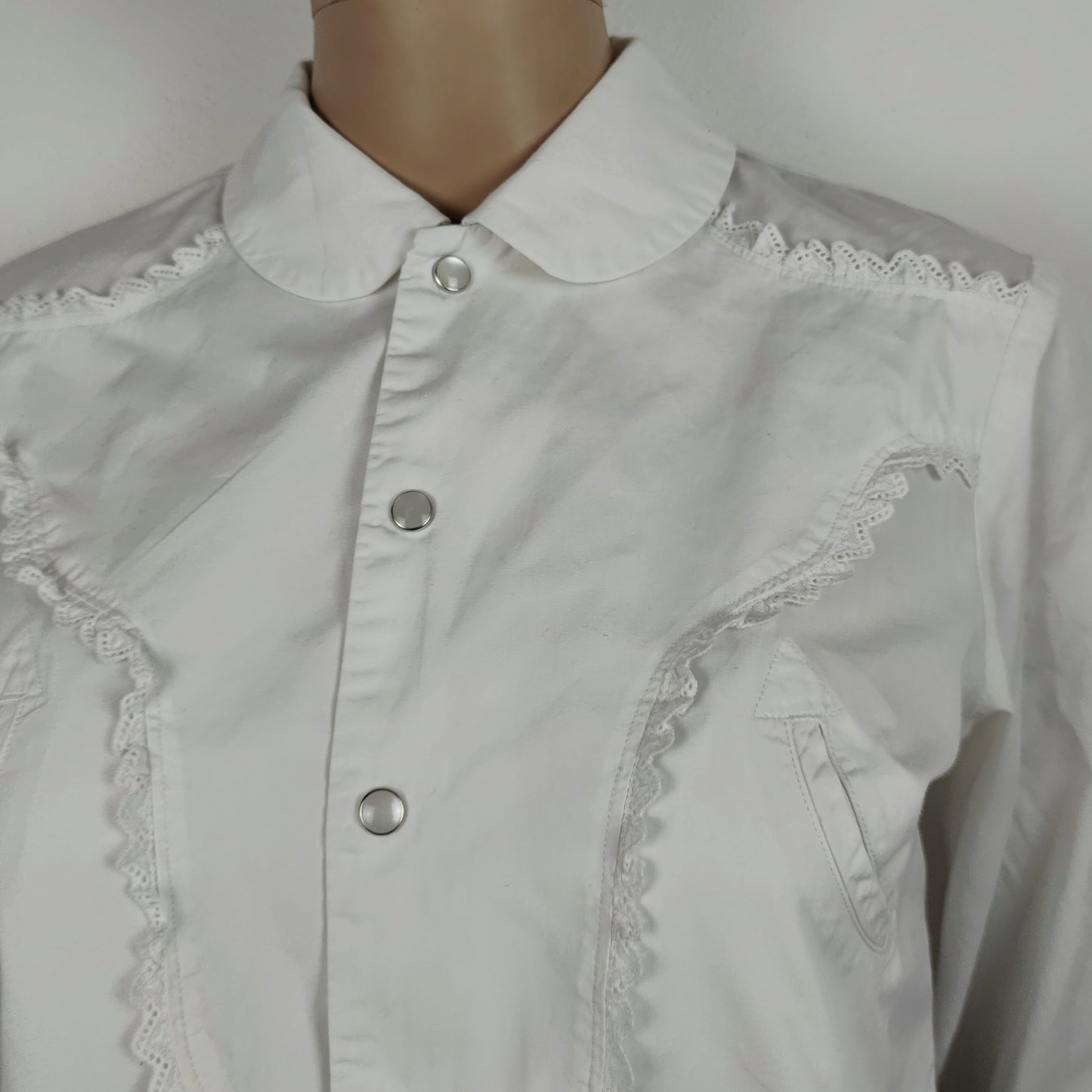 Camicia bianca Comme des Garçons Robe de chambre