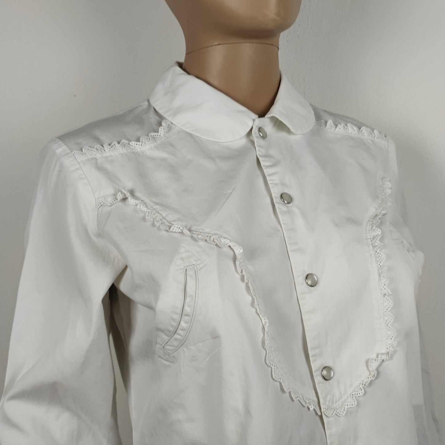 Camicia bianca Comme des Garçons Robe de chambre