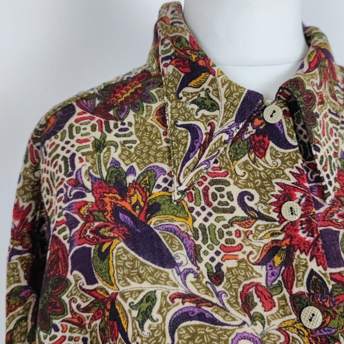 Camicia vintage Missoni donna fantasia floreale