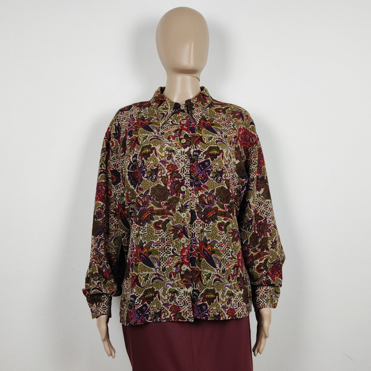 Camicia vintage Missoni donna fantasia floreale