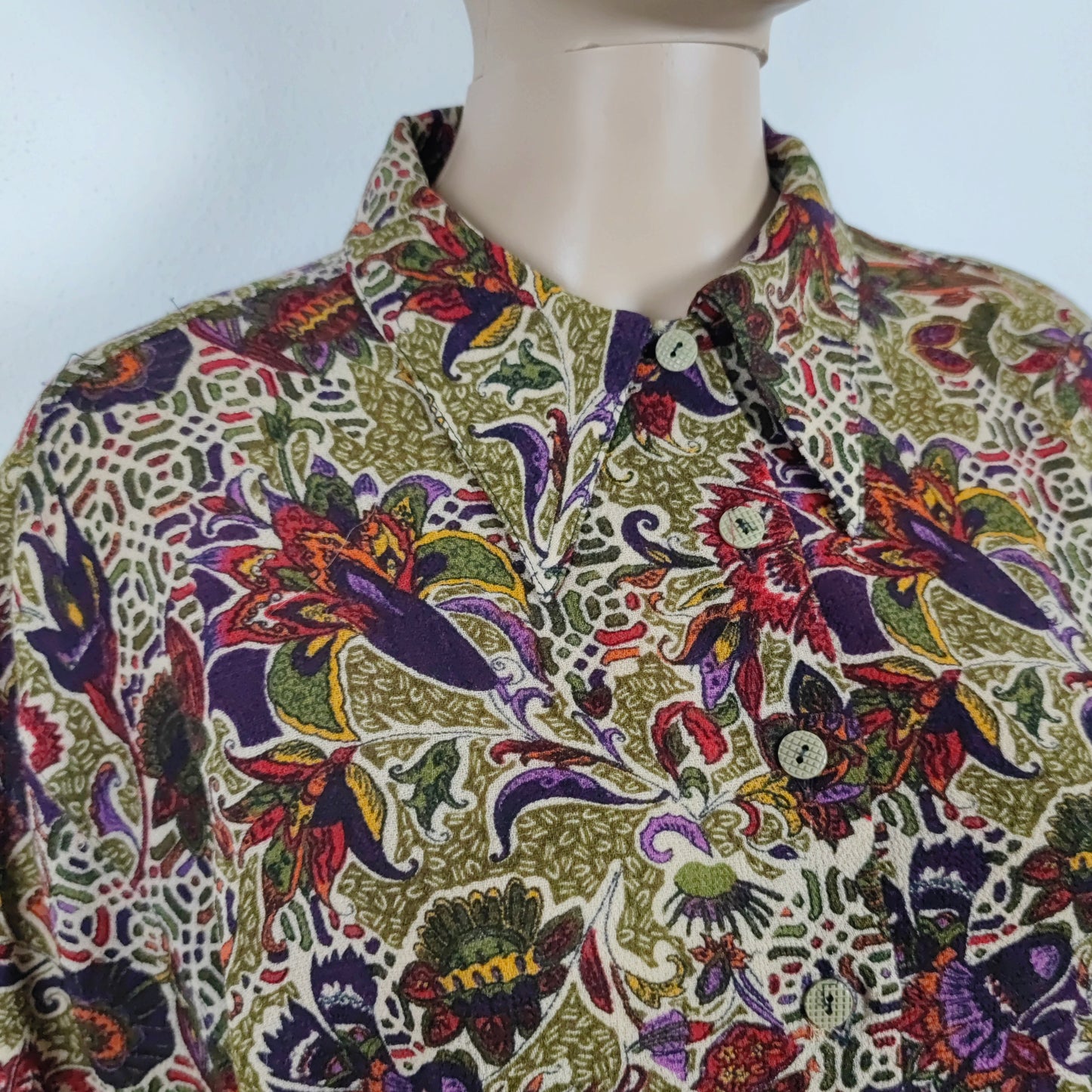 Camicia vintage Missoni donna fantasia floreale