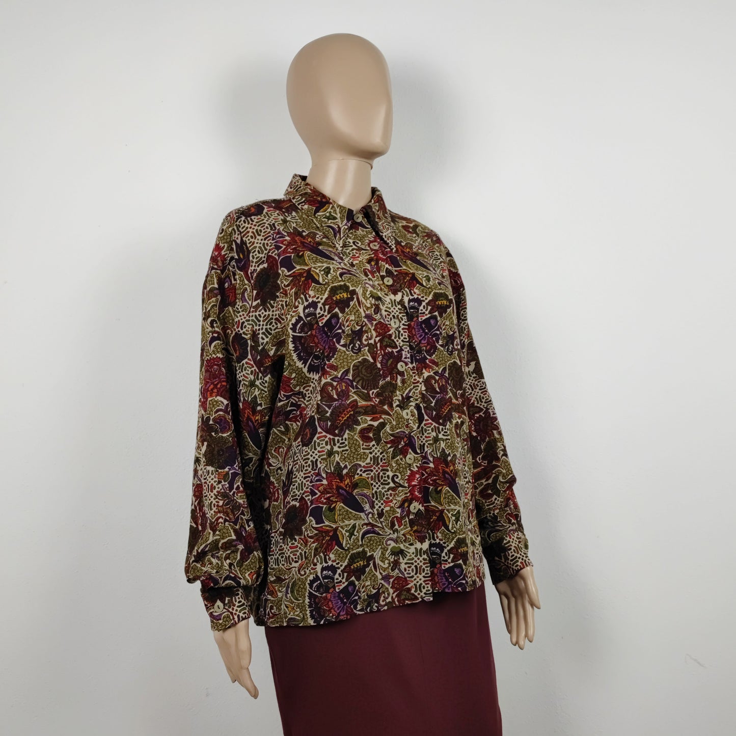 Camicia vintage Missoni donna fantasia floreale