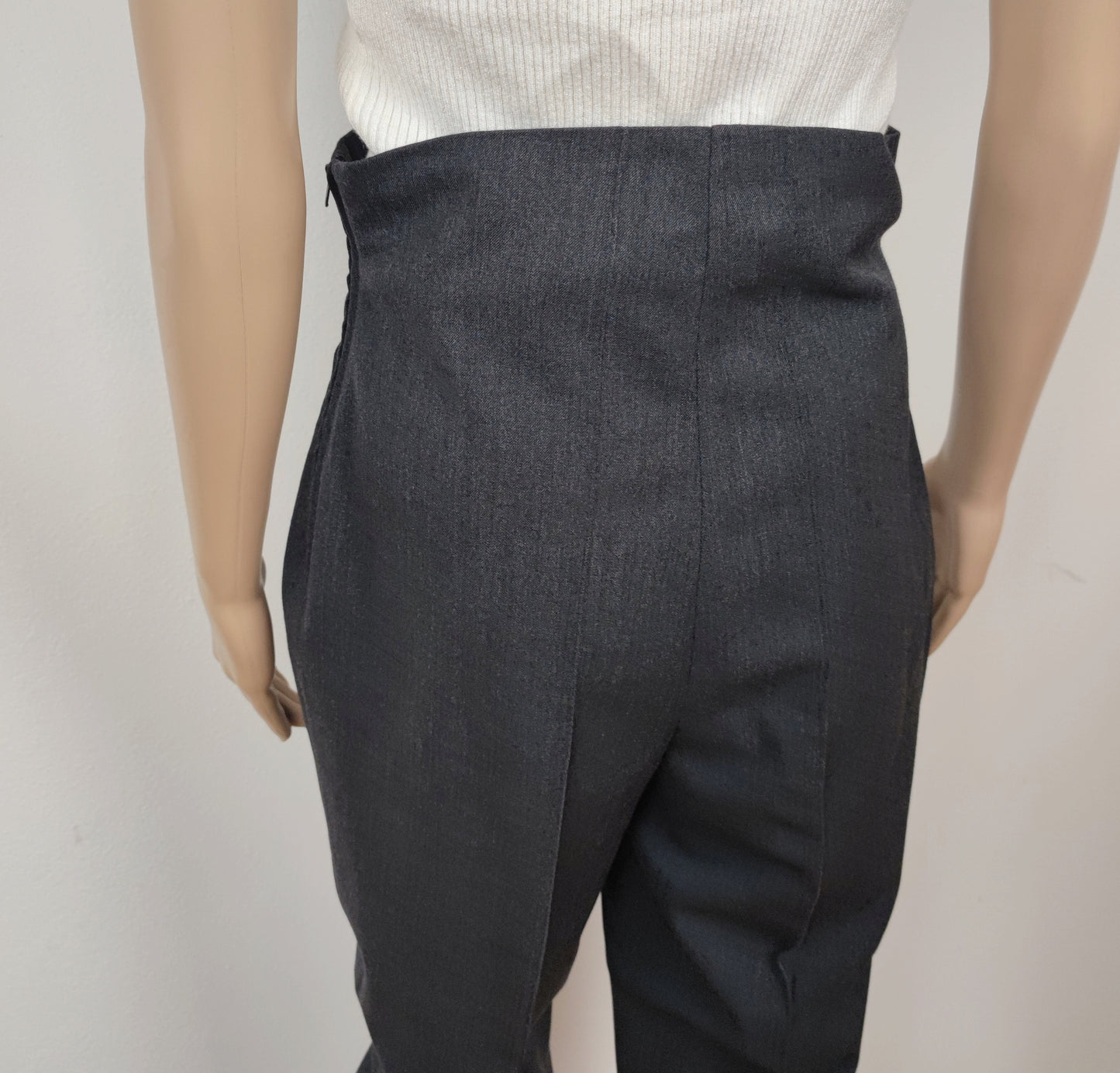 Pantaloni vintage Romeo Gigli con punte sul fondo